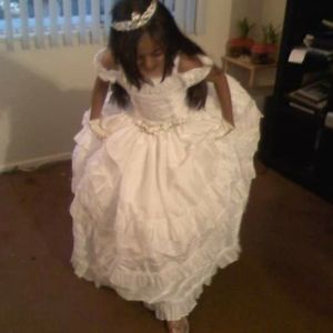 Beautiful girls gown dress